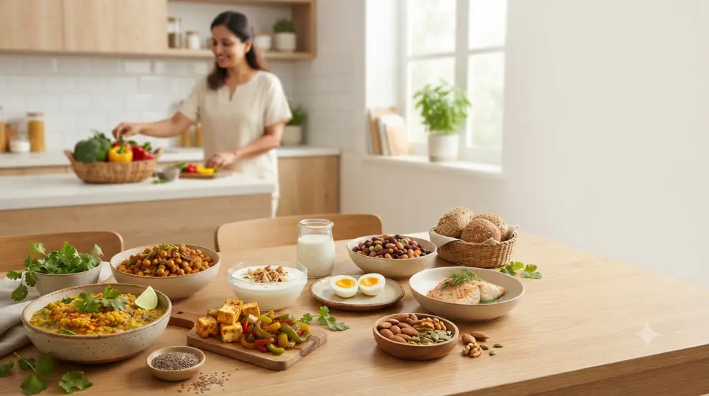 Protein-rich foods that provide essential nutrients for a healthy diet